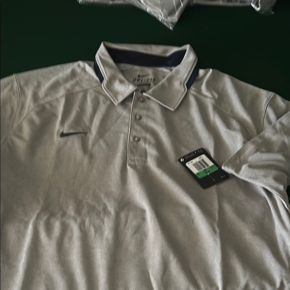 Nike Gray Polo Shirt for Men